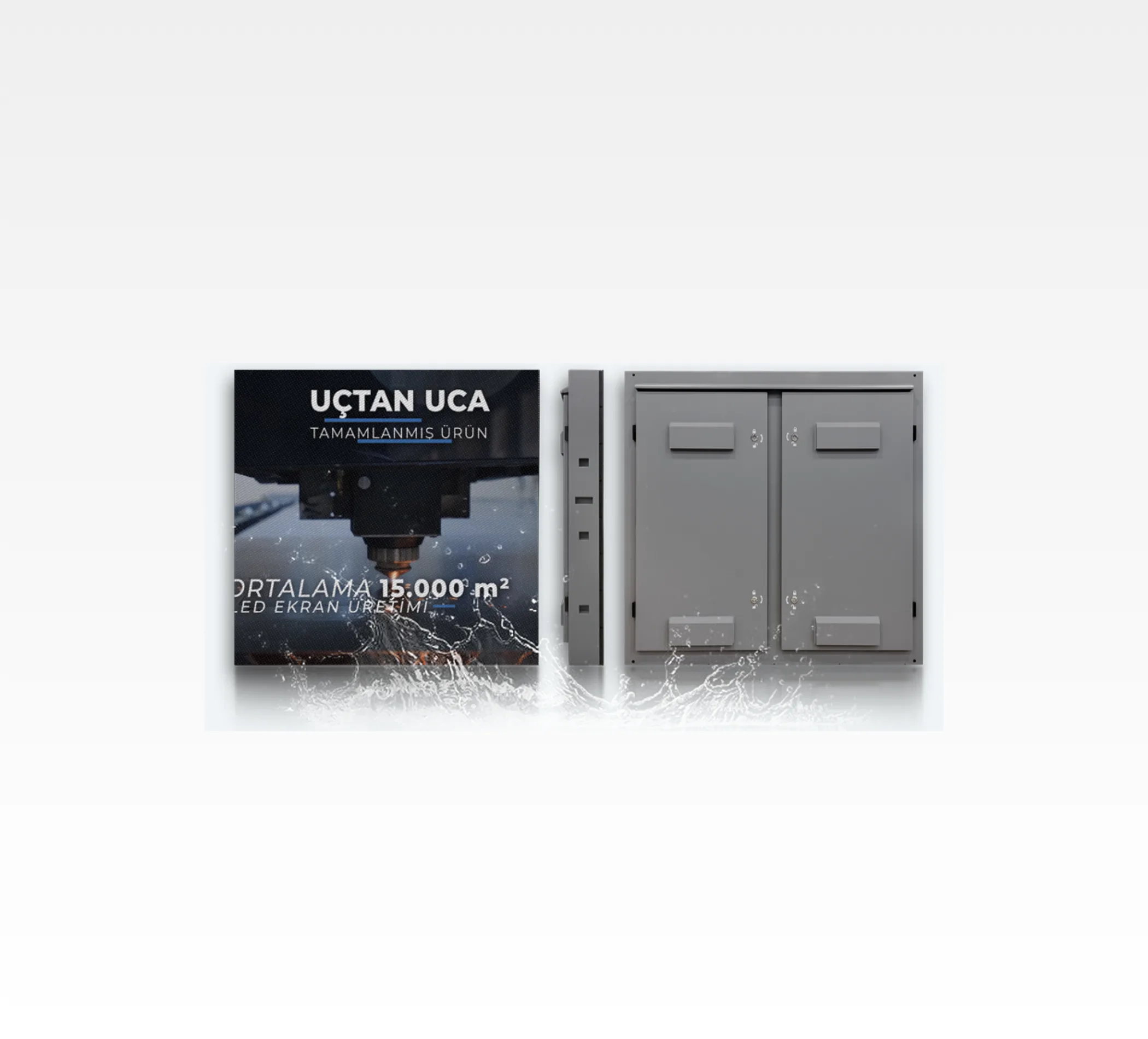 Alüminyum Büküm Dış Mekan — P2.5 / P3.07 / P4 / P5 / P10